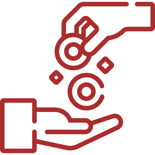 Icon - Hands and Coins